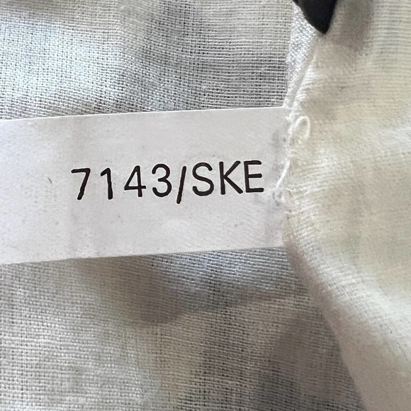 DIMRI SLEEVELESS POLKA DOT SQUARE NECK EMPIRE WAIST DRESS IVORY/BLACK MEDIUM NWT - Picture 16 of 16